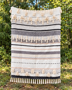 Wren |  Handloom Woven Textured Throw