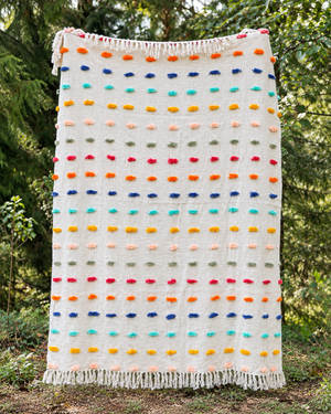 Lola |  Handloom Woven Textured Throw