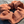 Scrunchie on a textured wooden surface