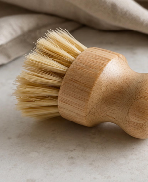 Natural Bamboo Scrub Brush | Set of 3