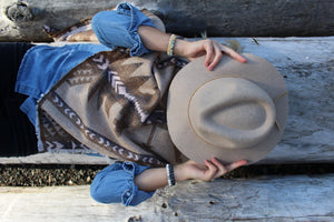 Tofino Beach Blanket | NOMAD - Boho Aztec Woven Throw Blanket Scarf, Southwest