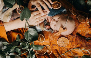 Southwest Aztec Baby Blanket – Wool Blend Stroller Blanket (30x30)