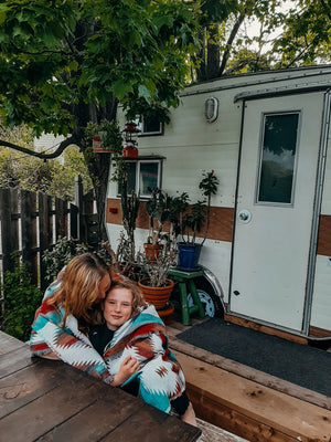 Tofino Beach Blanket - THE TRAVELLER - Boho, Aztec,Navajo,Southwest,Camping Blanket,Throw Blanket,Yoga Blanket, Blanket Scarf,Geometric