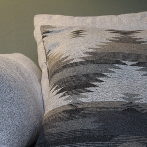 Upcycled Bohemian Pillow Cover - Geometric Throw Pillow