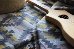 Tofino Beach Blanket | Boho Aztec Southwest Throw