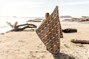 Tofino Beach Blanket | Boho Aztec Southwest Throw