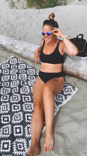 Tofino Beach Blanket - ISLA - Boho ,Southwest,Camping Blanket,Throw Blanket,Yoga Blanket, Blanket Scarf,Geometric Blanket, picnic blanket