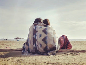 Tofino Beach Blanket - LAKESIDE -Boho,Aztec,Navajo,Southwest,Camping Blanket,Throw Blanket,Yoga Blanket, Blanket Scarf,Geometric Blanket
