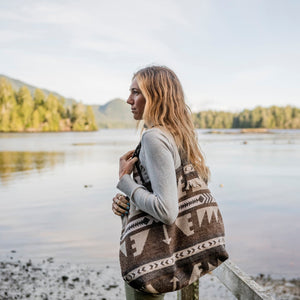 Travellin’ Tote - NOMAD - Boho - Yoga Bag - Beach Bag - Weekender - Adventure Bag - Baby Bag - Market Bag - Upcycled - Navajo