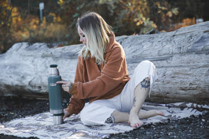Tofino Beach Blanket | NOMAD - Boho Aztec Woven Throw Blanket Scarf, Southwest