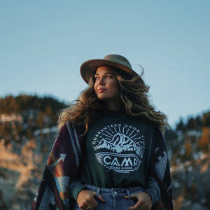 Tofino Beach Blanket – Cascadia Aztec Boho Throw, Camping Yoga Blanket Scarf, picnic blanket