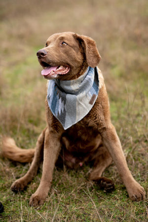 Dog Bandana | LAKESIDE - Southwest - Navajo - Aztec - Western - Geometric Tie On - Pet Bandana -Upcycled