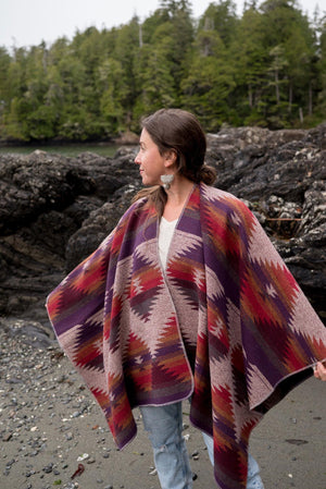 Reversible Shawl | SUNSET