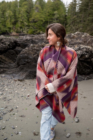 Reversible Shawl | SUNSET