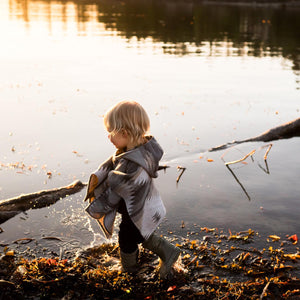 Mini Poncho | FLOW | Southwestern Toddler Poncho | Cozy Handmade | Hooded Cape