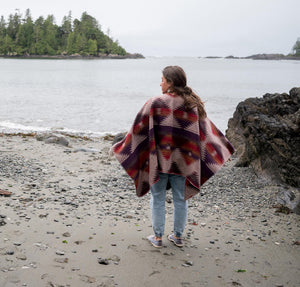 Reversible Shawl | SUNSET