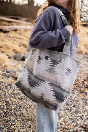 Travellin’ Tote - FLOW - Boho - Yoga Bag - Beach Bag - Weekender - Adventure Bag - Baby Bag - Market Bag - Upcycled