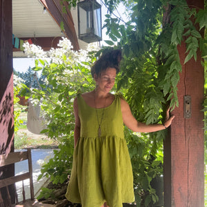 Cotton Summer Dress | Vancouver Island Made, Adjustable Straps
