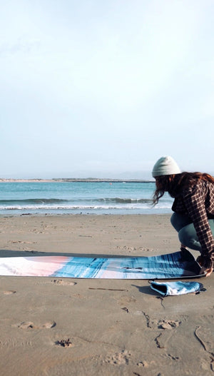 Tofino Beach Towel – Recycled, Quick Drying Travel Yoga Towel