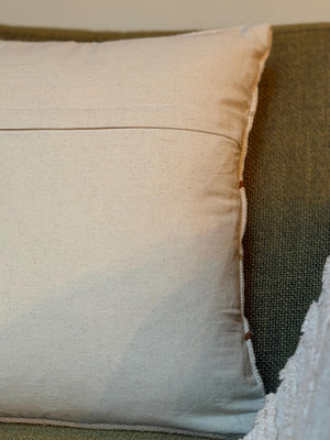 Southwestern Geometric Throw Pillow Cover | Neutral Woven Boho Cushion | Modern Desert Home Decor
