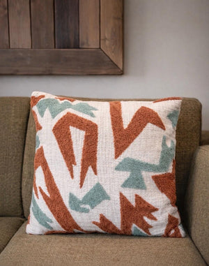 Hightide Cozy Woven Pillow | Warm Graphic Accent Cushion