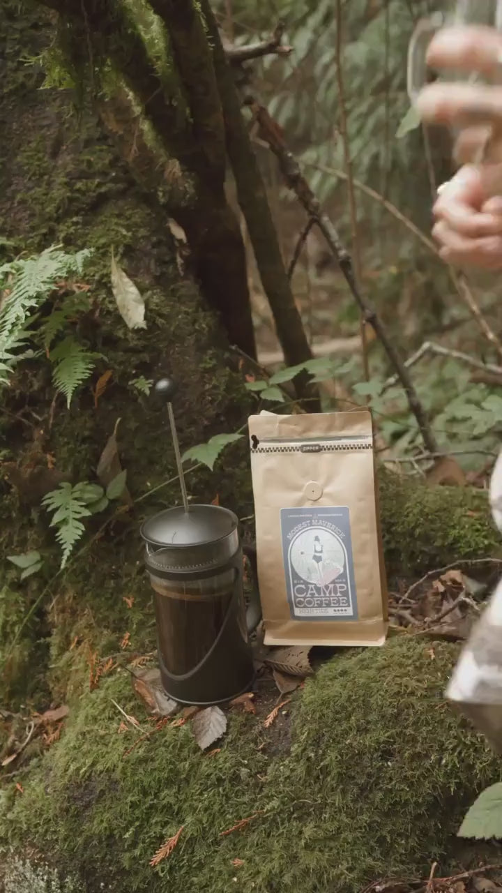 Camp Coffee | Locally Roasted Whole Bean Coffee, 1lb